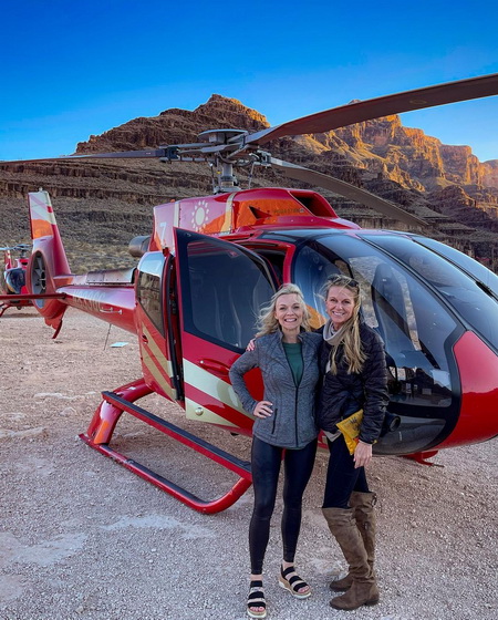 helicopter, boat and skywalk